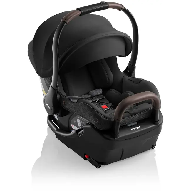 Romer Juni Infant Car Seat with Versa Base, SecureLoc Technology, Luxury Cover,