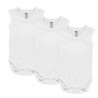 First Essentials First Essentials Sleeveless Body Suits Onesies Undershirts -3 Pack