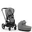 Cybex Priam 4 Stroller Complete With Seat Pack In Matte Black With Carrycot