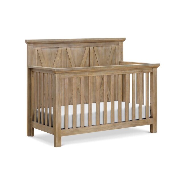 Monogram By Namesake Emory Farmhouse 4-in-1 Convertible Crib Driftwood