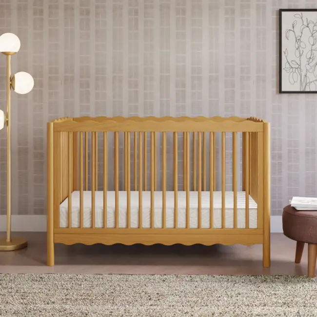 Baby Letto Swell 4-in-1 Convertible Crib with Toddler Bed Conversion Kit