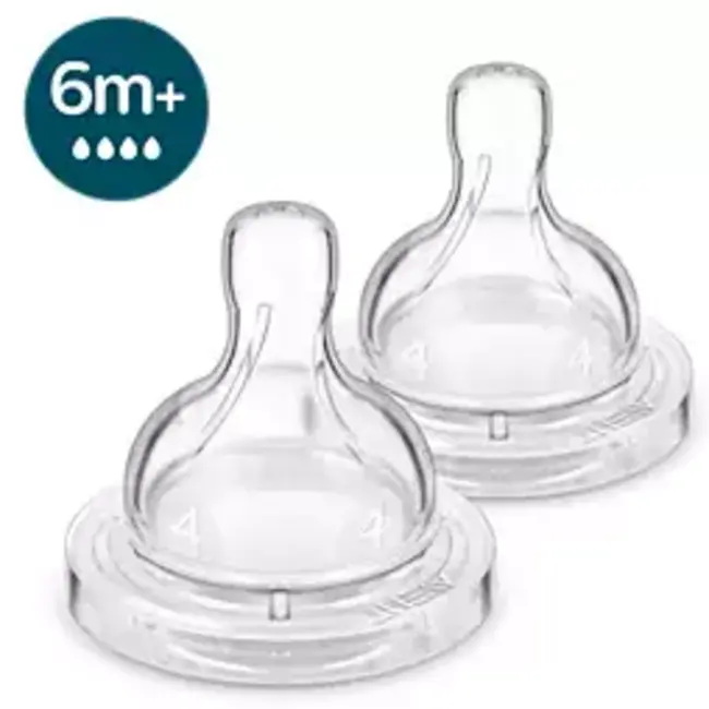 Philips AVENT Anti-Colic Nipple, Clear