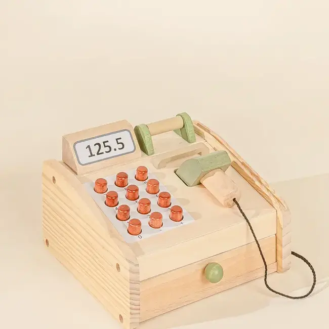Coco Village Wooden Cash Register