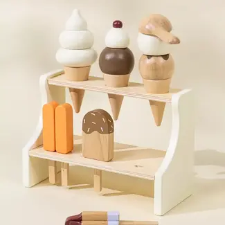 Coco Village Coco Village Wooden Ice Cream Stand and Accessories
