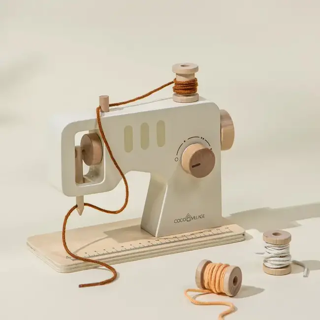 Coco Village Wooden Sewing Machine Playset