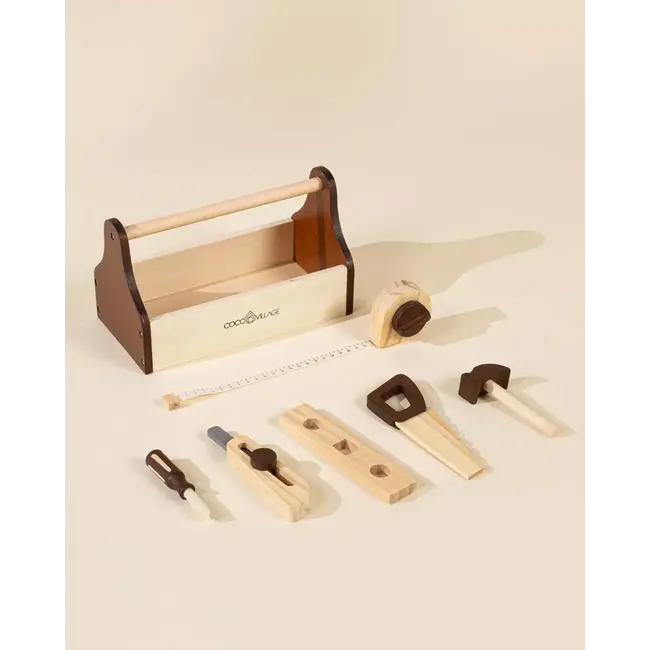 Coco Village Wooden Tool Playset