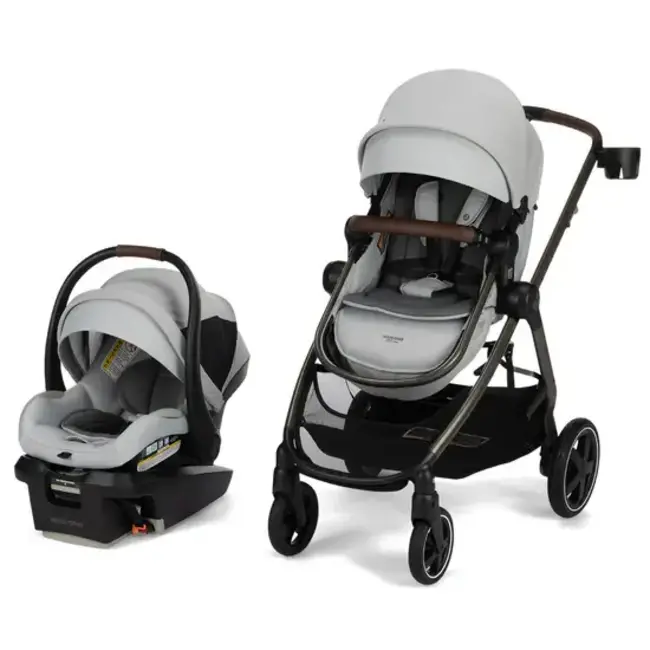 Maxi Cosi Zelia Luxe + Travel System In Artic Frost