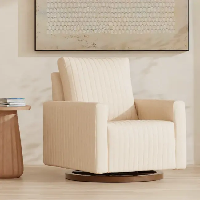 Baby Letto Poe Channeled Swivel Glider In
