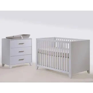 Tulip Juvenile Tulip Juvenile Aiko Island Crib With Dresser In White