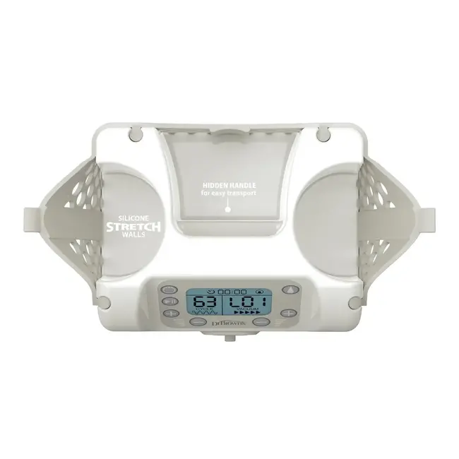 Dr. Brown's Customflow Double Electric Quiet Breast Pump with SoftShape Silicone Shields