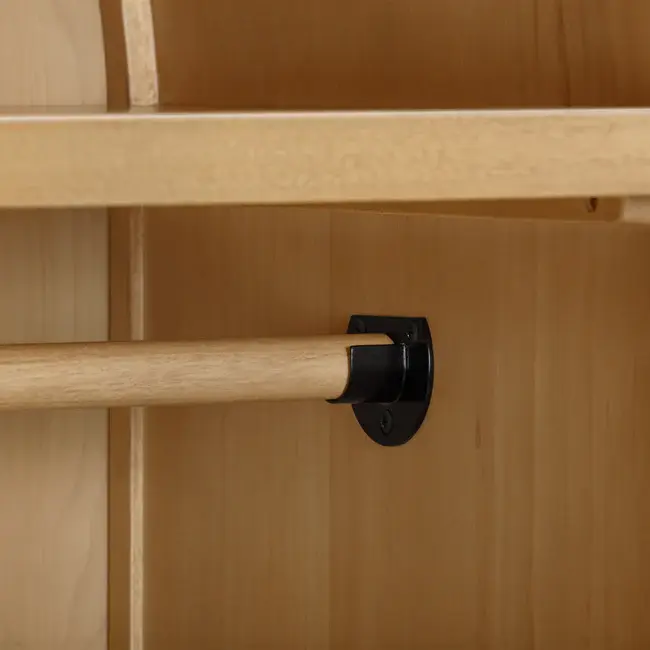 Baby Letto Bondi Assembled Armoire In Honey/Cane