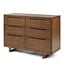 Maxi Cosi Embraced Forms Double Dresser In Chestnut Stain