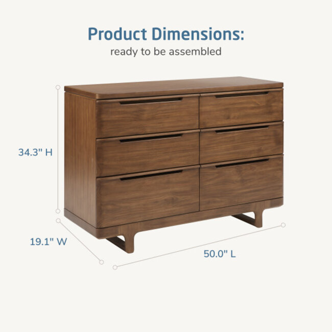 Maxi Cosi Embraced Forms Double Dresser In Chestnut Stain
