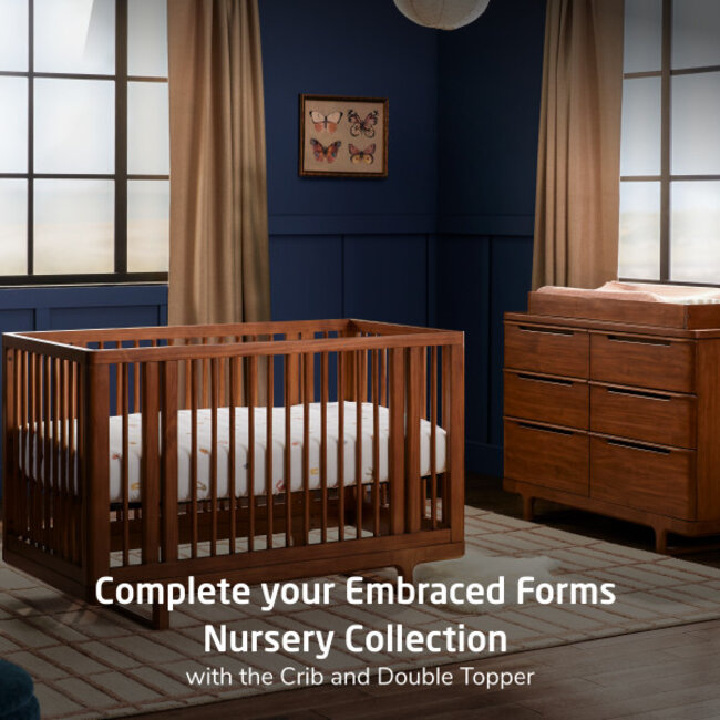 Maxi Cosi Embraced Forms Double Dresser In Chestnut Stain