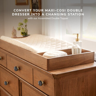 Maxi Cosi Maxi Cosi Quiet Luxury Changing Tray In Dolce Oak Stain