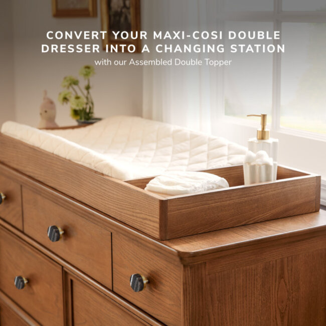 Maxi Cosi Quiet Luxury Changing Tray In Dolce Oak Stain