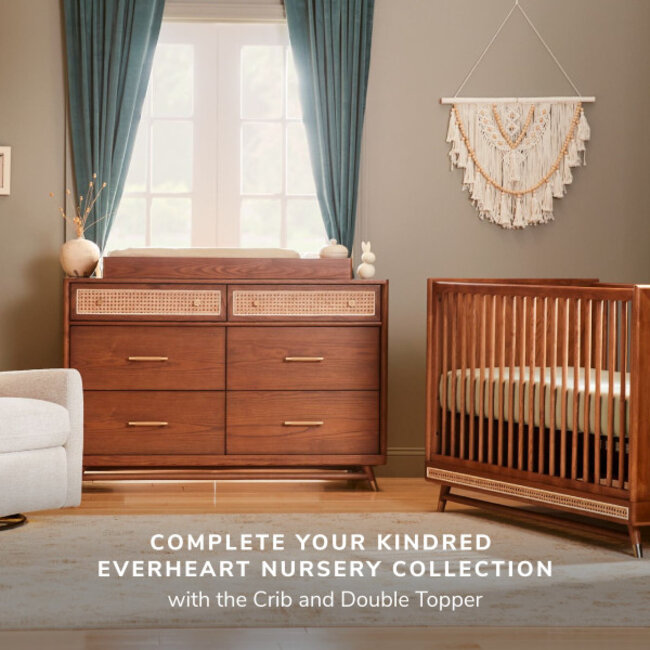 Maxi Cosi Kindred Everheart Collection Double Dresser In Natural Heritage