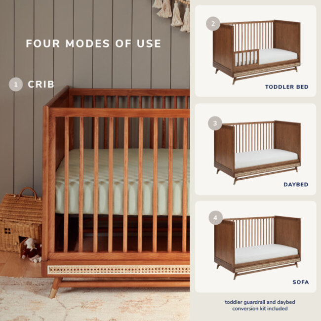 Maxi Cosi Kindred Everheart Collection Island Crib In Natural Heritage