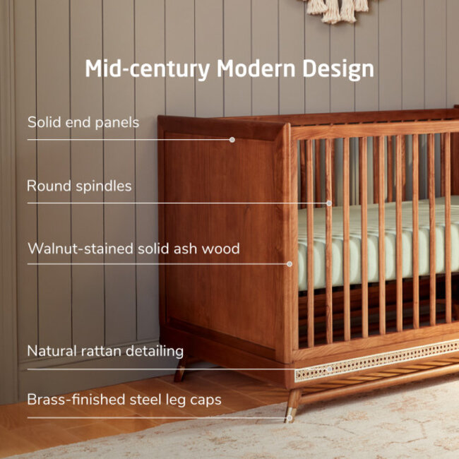 Maxi Cosi Kindred Everheart Collection Island Crib In Natural Heritage