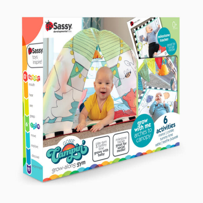 Sassy Gone Campin' Mat With Canopy