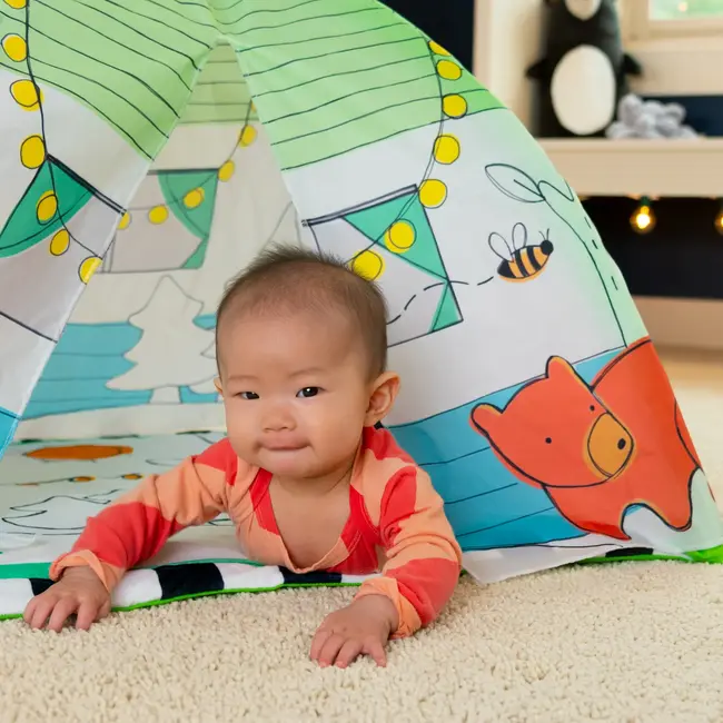 Sassy Gone Campin' Mat With Canopy
