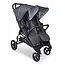 Valco Baby Slim Twin Double Stroller With Bumper Bar - Sport Edition Night