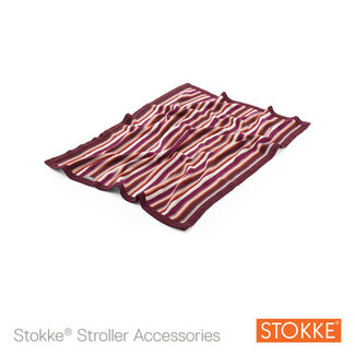 Stokke CLOSEOUT!! Stokke Knitted Blanket In Purple And Orange
