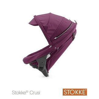 Stokke Stokke Crusi Sibling Seat With Adaptor And Footrest In Purple