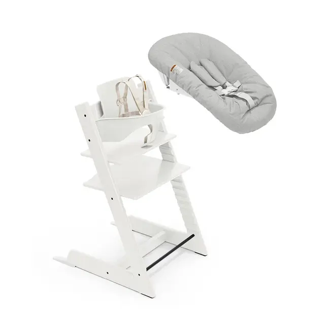 Stokke Tripp Trapp High Chair2 with Cushion, Newborn Set and Stokke Tray