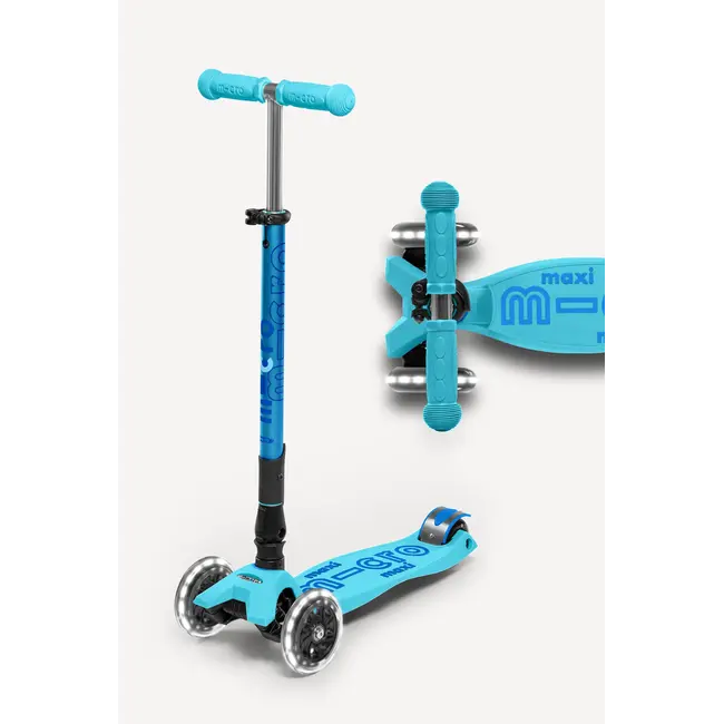 Micro Maxi Deluxe Foldable LED Scooter (Ages 5-12 Years)