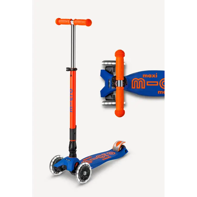Micro Maxi Deluxe Foldable LED Scooter (Ages 5-12 Years)