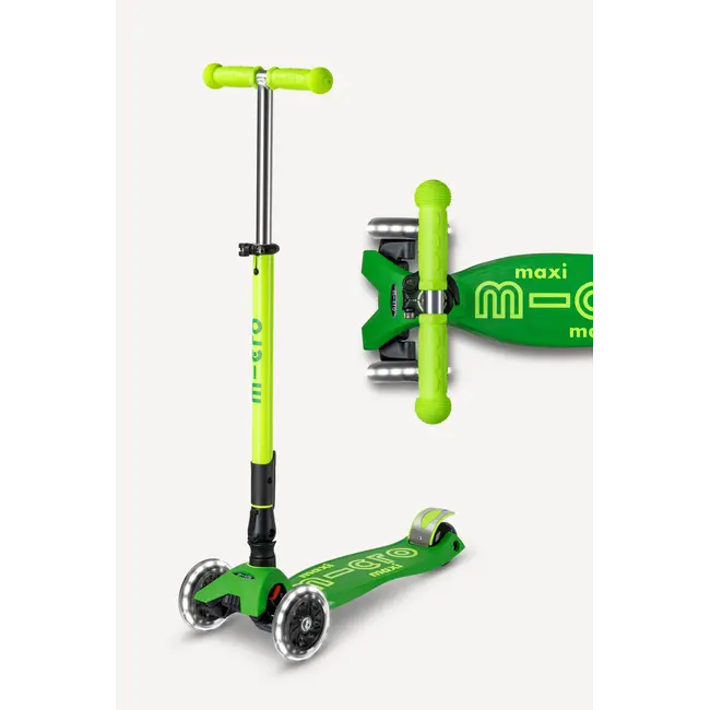 Micro Maxi Deluxe Foldable LED Scooter (Ages 5-12 Years)