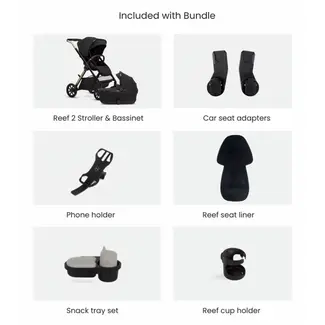 Silver Cross Silver Cross Reef Stroller - Espresso Accessory Bundle (Special Edition)