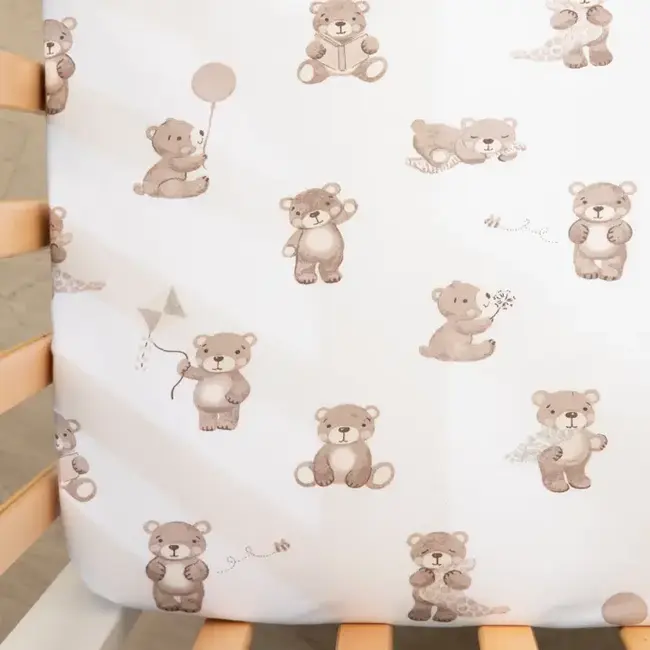 Living Textile Cotton Jersey Fitted Crib Sheet