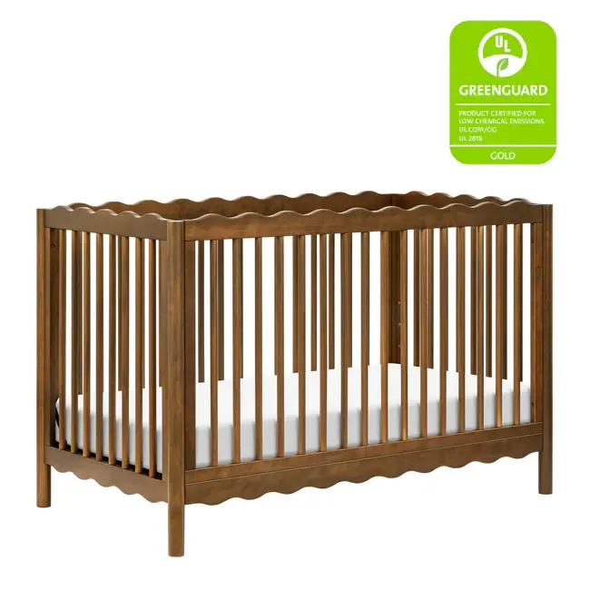 Baby Letto Swell 4-in-1 Convertible Crib with Toddler Bed Conversion Kit