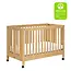Baby Letto Maki Full-Size Portable Folding Crib with Toddler Bed Conversion Kit