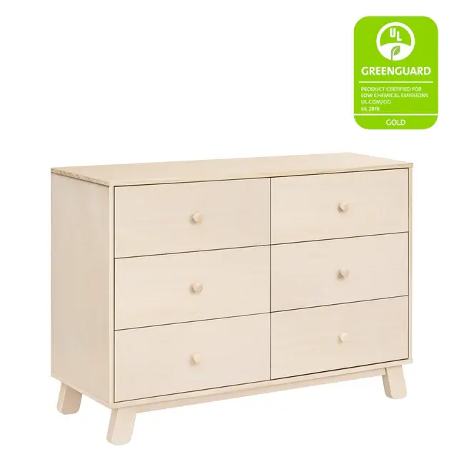 Baby Letto Hudson Modern 6 Drawer Assembled Double Dresser