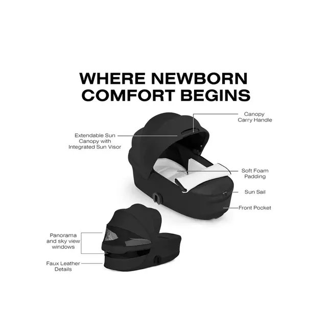 2026 Mios/Coya Folding Luxury Carry Cot