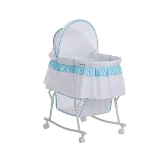 Dream On Me Dream on Me Lacy Portable 2-in-1 Bassinet Blue