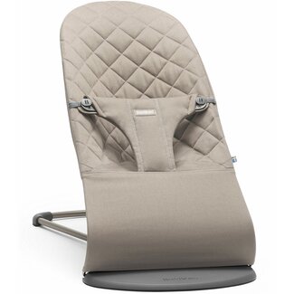 Baby Bjorn BabyBjorn Bouncer Bliss 3D Jersey Fabric Sand Gray/Classic Quilt Woven $229.99