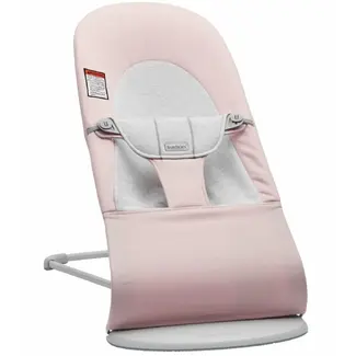 Baby Bjorn BabyBjorn Bouncer Bliss Light Gray Frame 0-2 Years CLOSEOUT!! Light Pink/Grey/Cotton Jersey $229.99