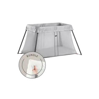 Baby Bjorn BABYBJORN Travel Crib Light Plus Fitted Sheet Bundle Pack