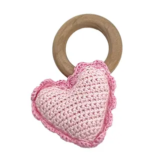 Zubels Zubels Heart Crochet Wood Ring