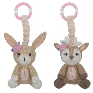 Living Textile Living Textile 2 Pk Stroller Toy