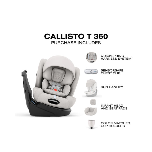 Cybex Callisto T360 Convertible Rotating Car Seat
