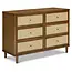 Namesake Marin with Cane 6 Drawer Assembled Dresser