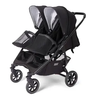 Valco Baby Valco Baby Ultra Duo Double S2 Stroller In Pitch (Black)