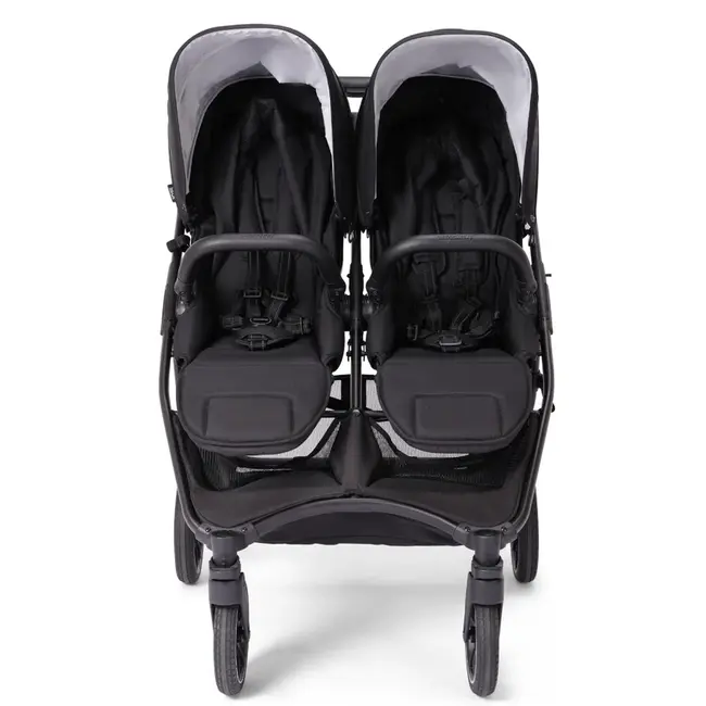 Valco Baby Ultra Duo Double S2 Stroller In Pitch (Black)