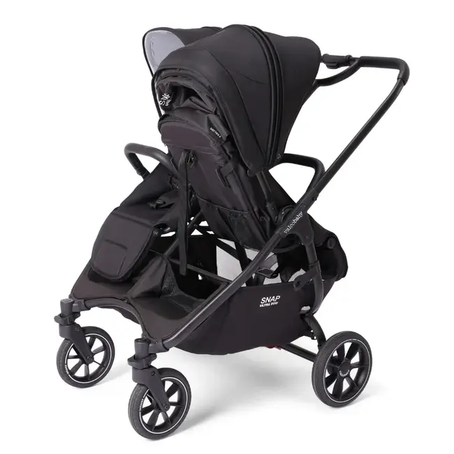 Valco Baby Ultra Duo Double S2 Stroller In Pitch (Black)