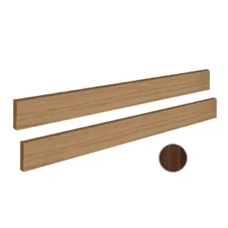Natart Juvenile Natart Aria Double Bed Conversion Rails In Walnut